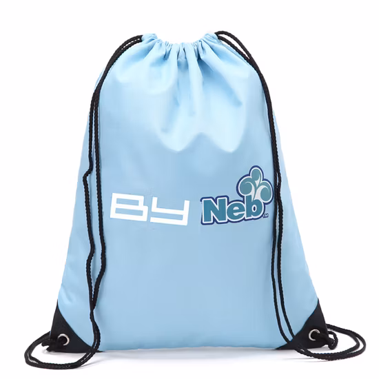Bolso Oxford de doble cuerda con cordón para guardar zapatos, con logotipo personalizado impreso