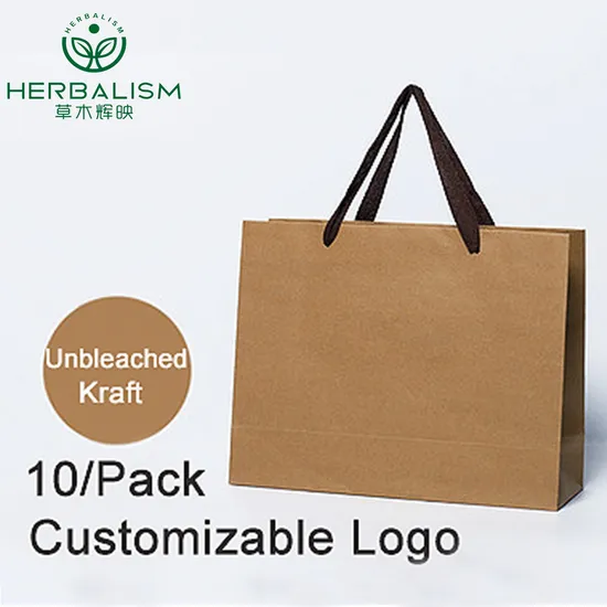 Fabricante líder de bolsas de papel kraft personalizadas con su logotipo