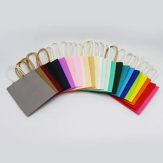 Bolsas de regalo de papel exquisitas al por mayor para regalar