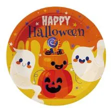 Platos desechables para fiesta de cumpleaños con temática de fiesta, platos de papel para fiesta