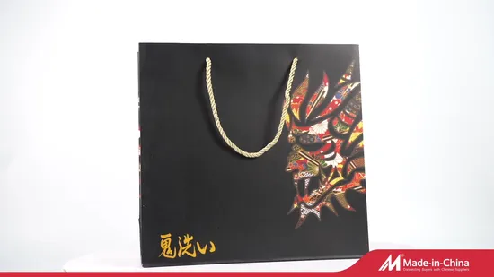 Bolsa de papel de lujo personalizada de diferentes tamaños para regalo de boda, para venta minorista